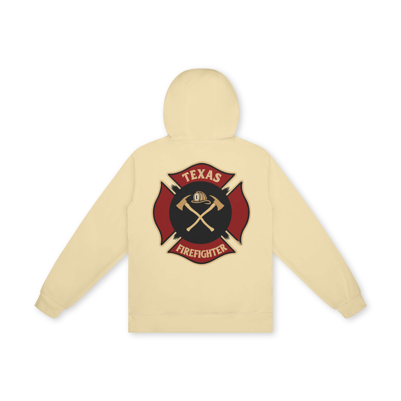 'Texas Firefighter' Unisex Basic 100% Cotton Hoodie