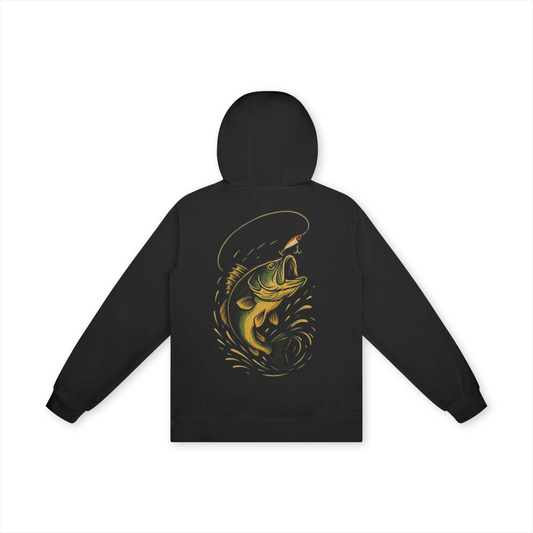 'Fishing' Unisex Basic 100% Cotton Hoodie