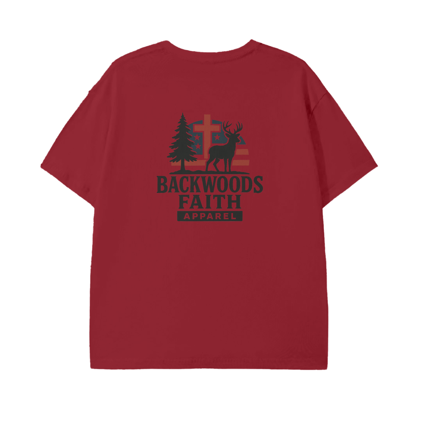 'Backwoods faith logo' Unisex Classic T-Shirt - 180 GSM