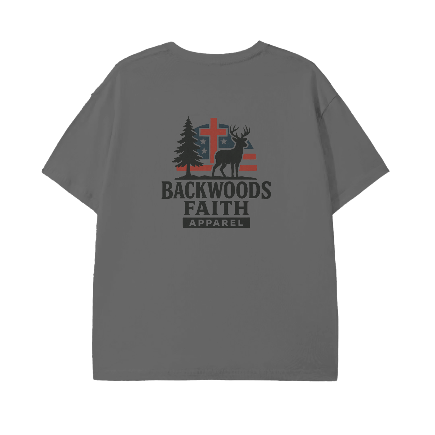 'Backwoods faith logo' Unisex Classic T-Shirt - 180 GSM