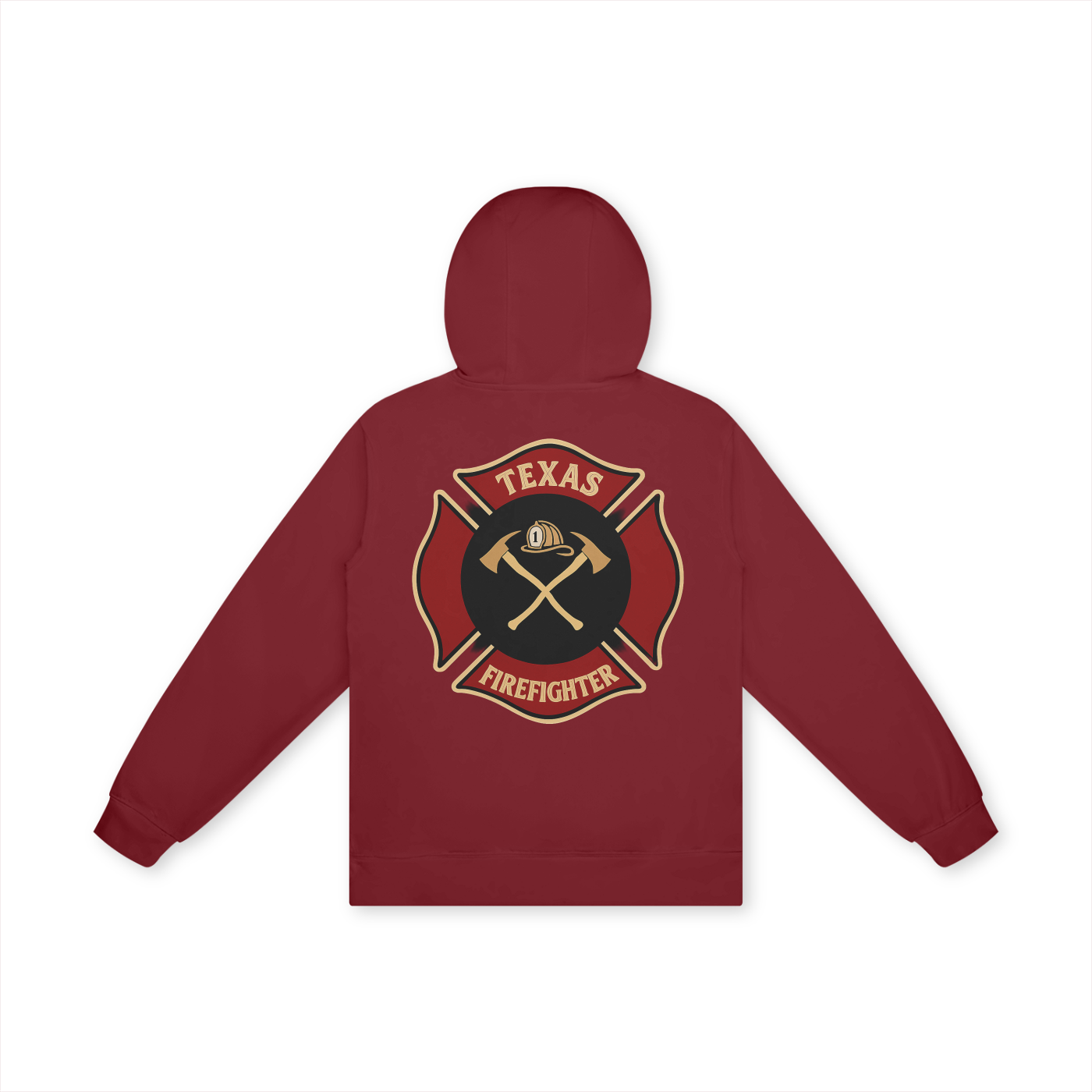 'Texas Firefighter' Unisex Basic 100% Cotton Hoodie
