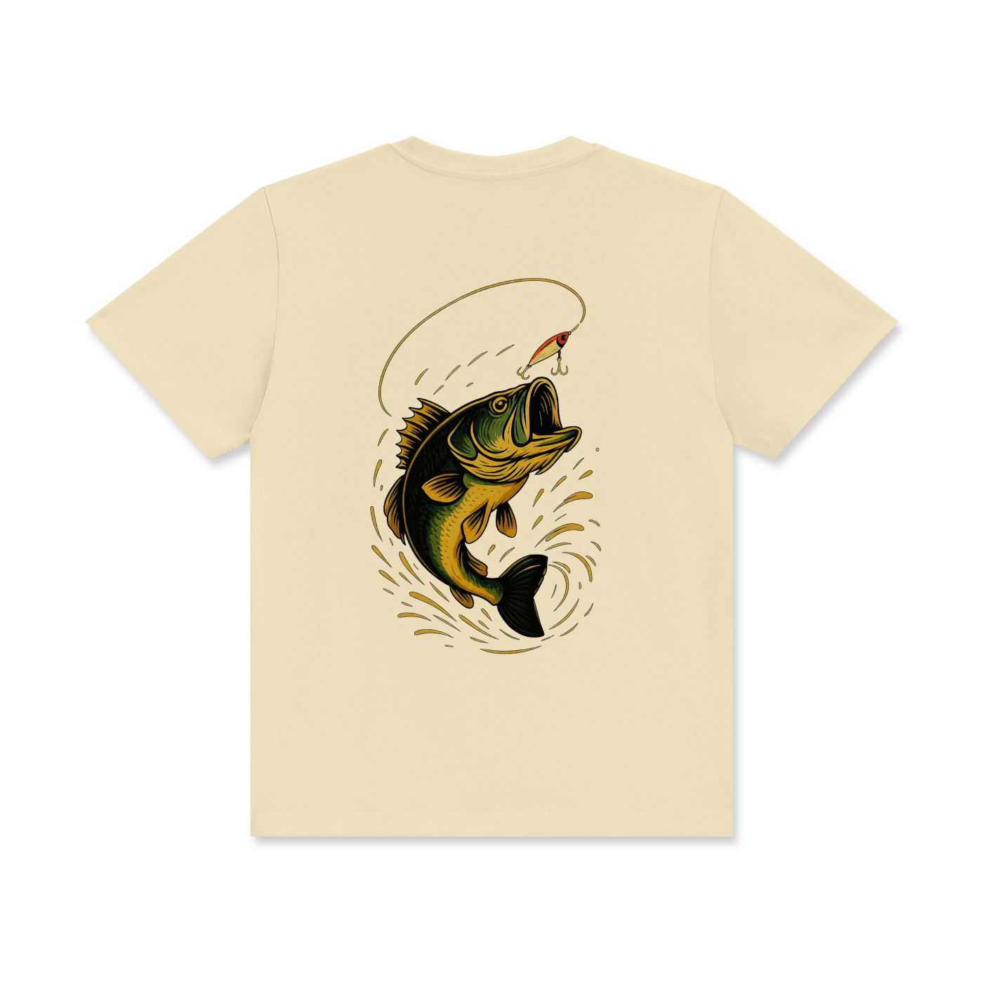'Fishing' Unisex Classic Crew Neck Cotton T-Shirt