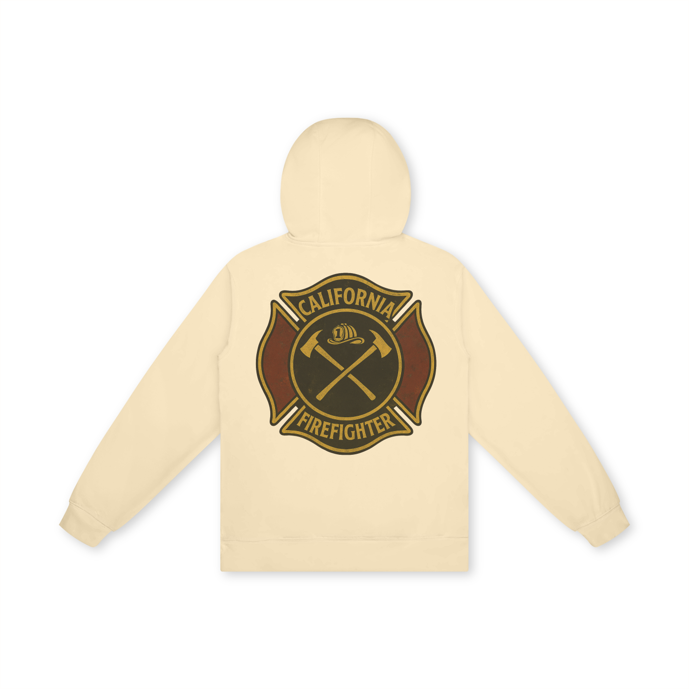 'California Firefighter' Unisex Basic 100% Cotton Hoodie