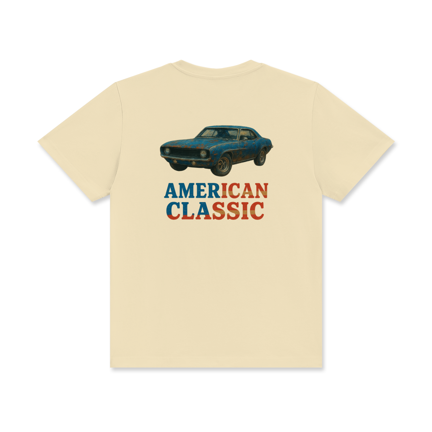 'American Classic' Unisex Classic Crew Neck Cotton T-Shirt