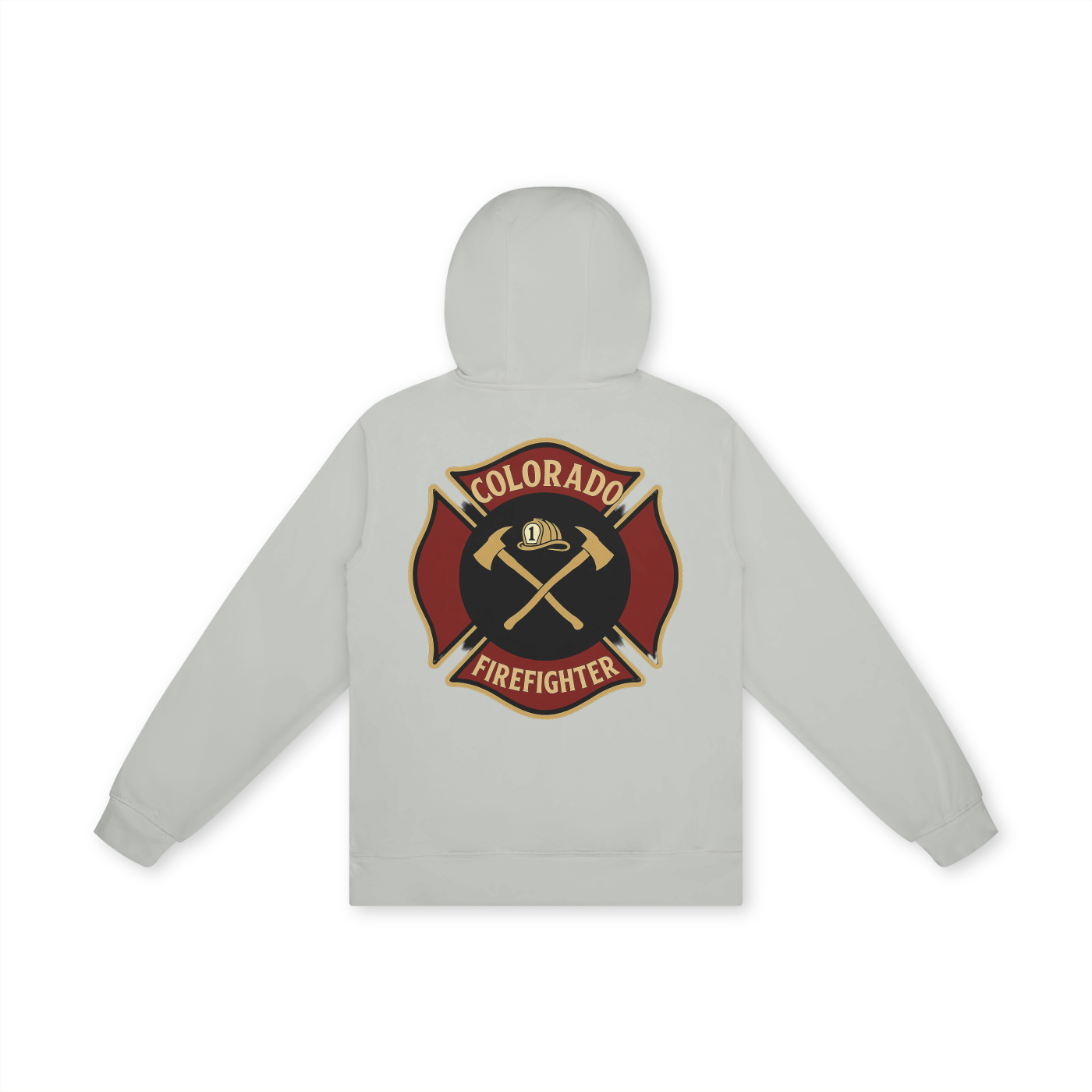 'Colorado Firefighter' Unisex Basic 100% Cotton Hoodie