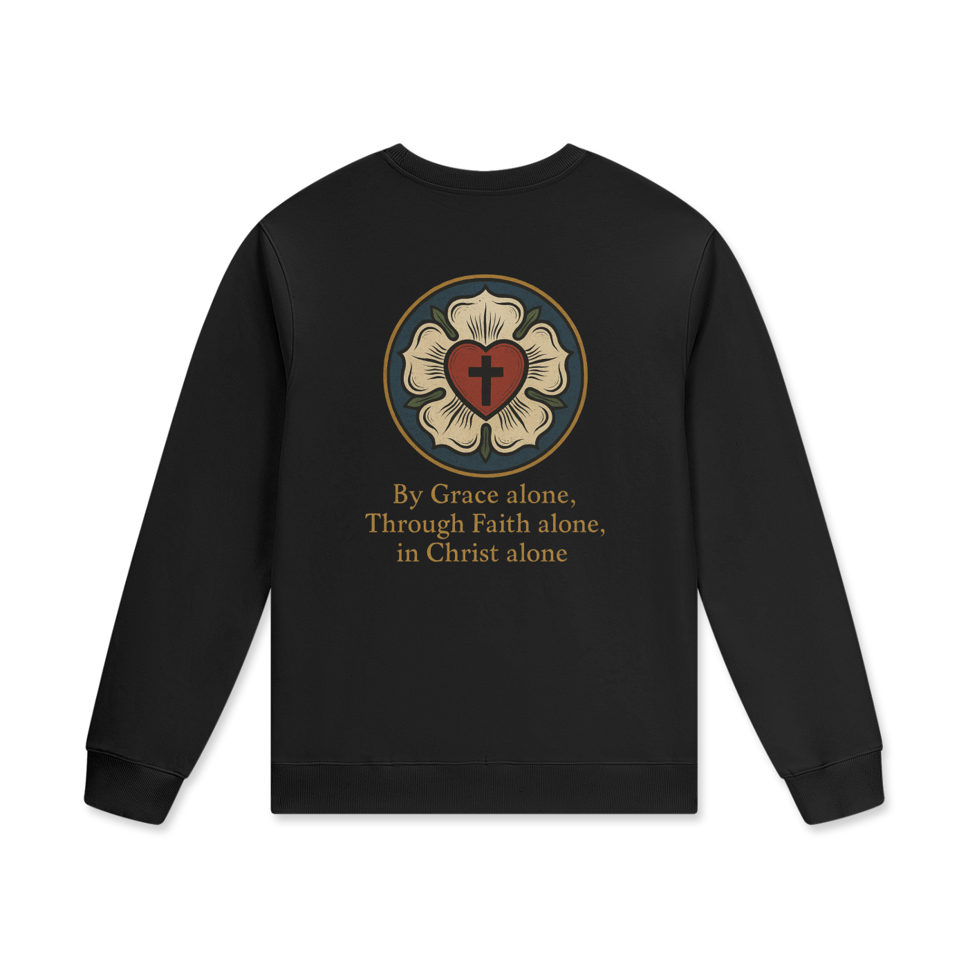 'Luther's rose' Streetwear Unisex Staple 100% Cotton Pullover