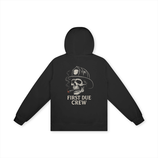 'First Due' Unisex Basic 100% Cotton Hoodie