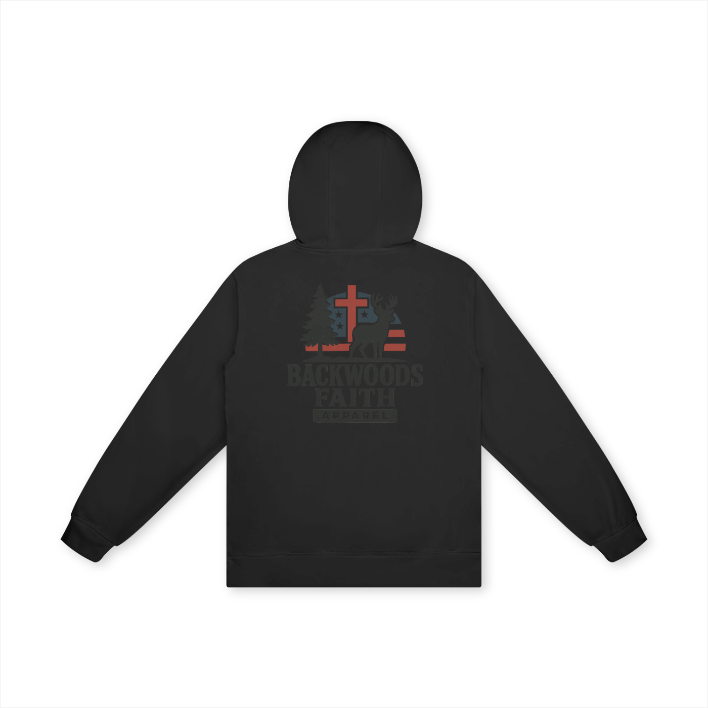 'Backwoods Faith Logo' Unisex Basic 100% Cotton Hoodie