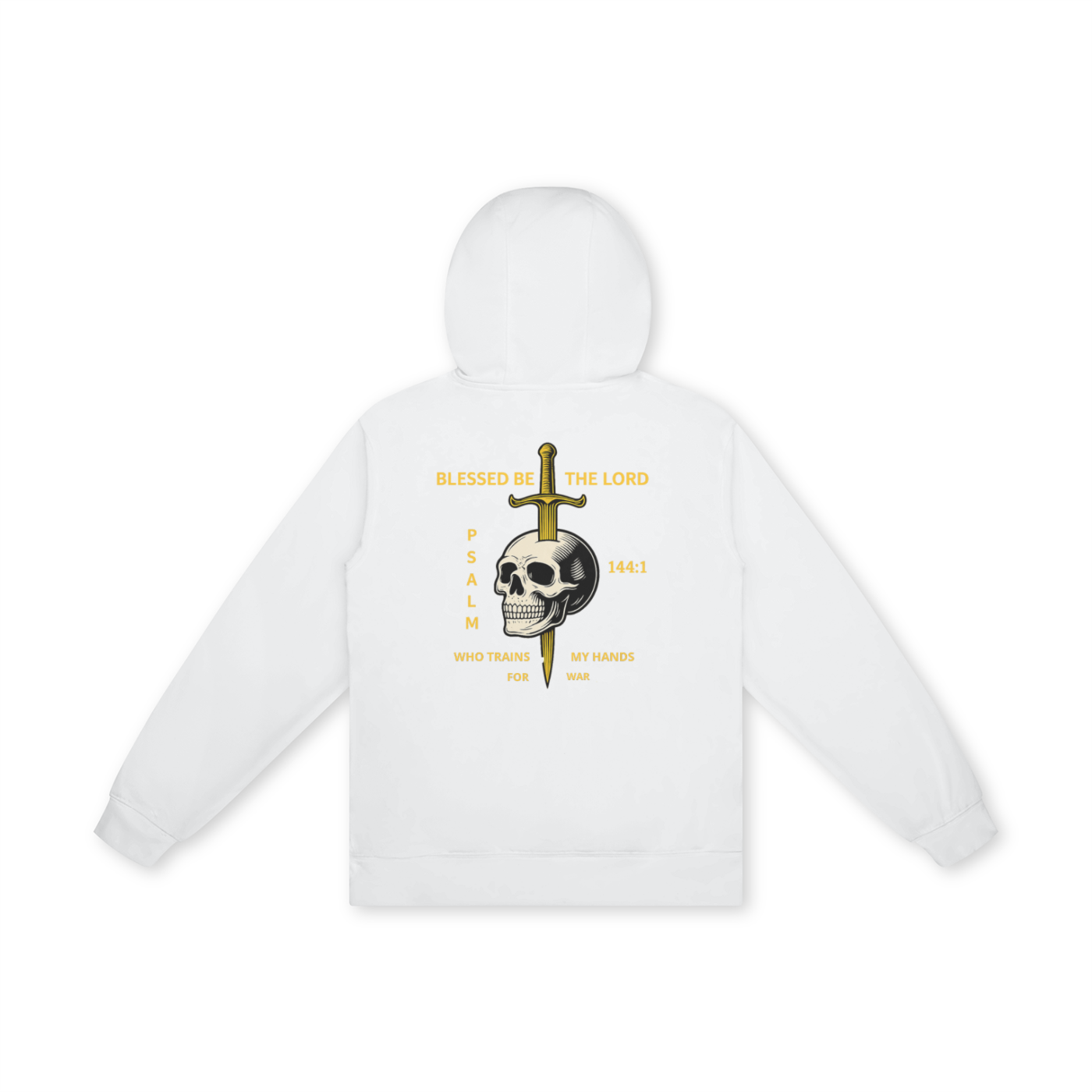 'Psalm 144:1' Unisex Basic 100% Cotton Hoodie