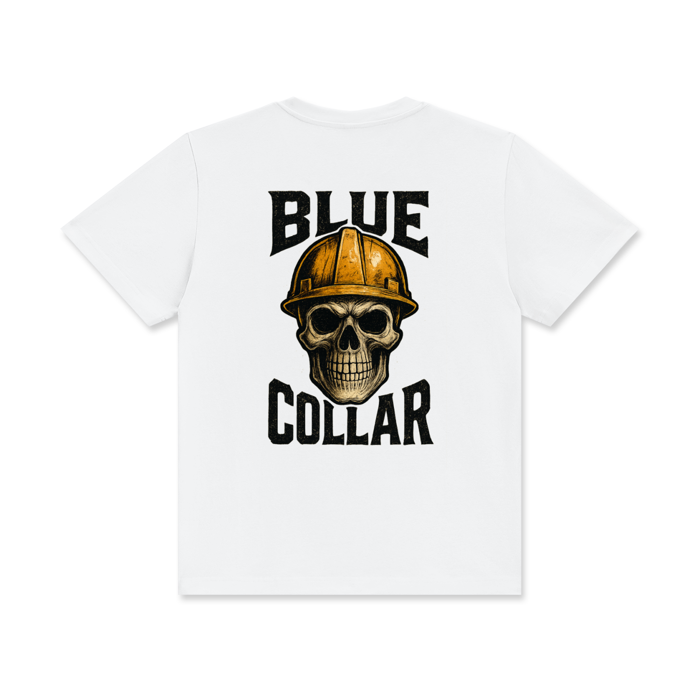 'Blue Collar' Unisex Classic Crew Neck Cotton T-Shirt