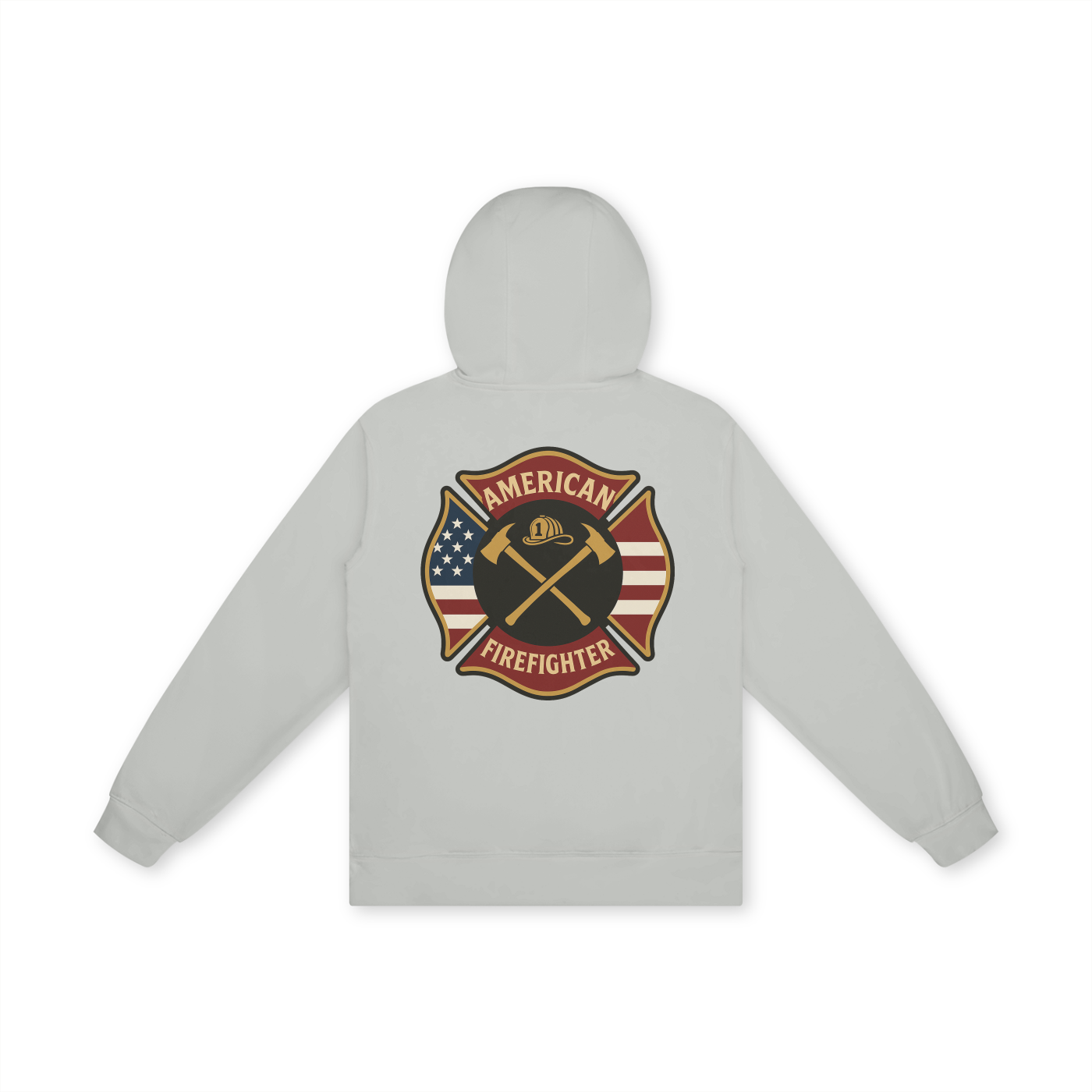 'American Firefighter' Unisex Basic 100% Cotton Hoodie