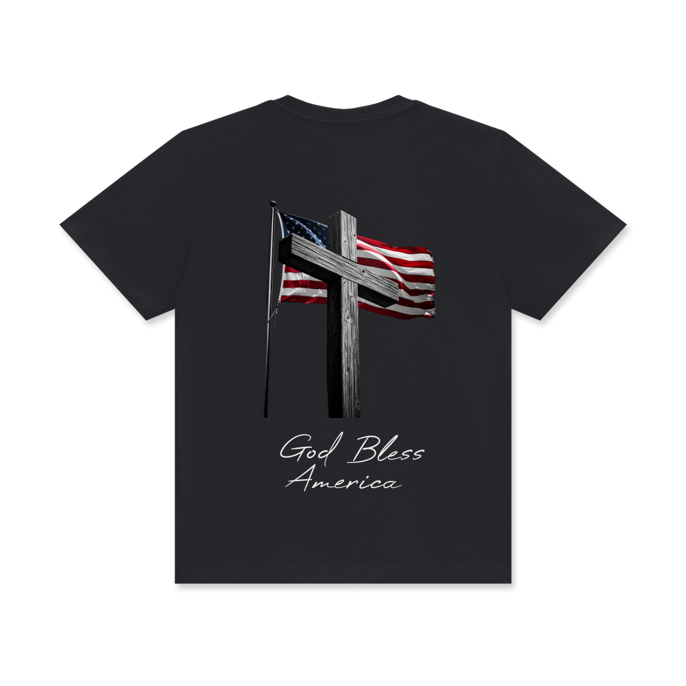 'God Bless America' Unisex Classic Crew Neck Cotton T-Shirt