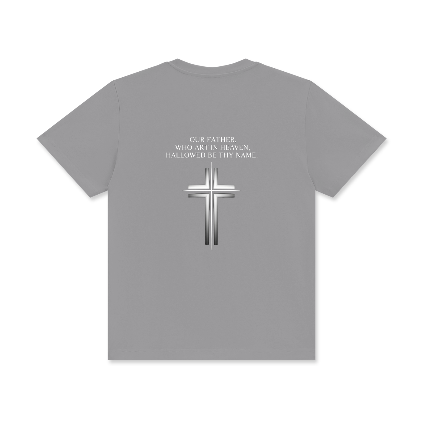 'Lord's Prayer' Unisex Classic Crew Neck Cotton T-Shirt