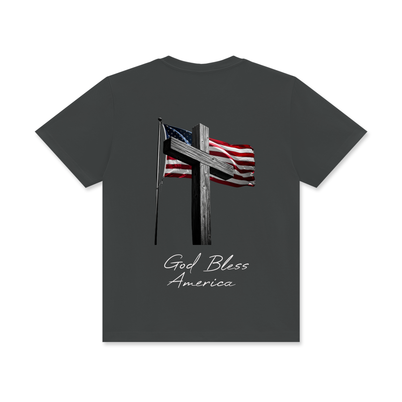 'God Bless America' Unisex Classic Crew Neck Cotton T-Shirt