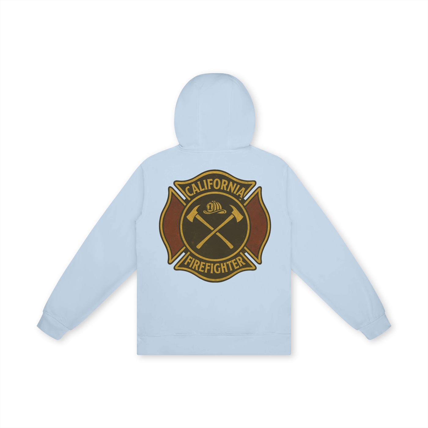 'California Firefighter' Unisex Basic 100% Cotton Hoodie