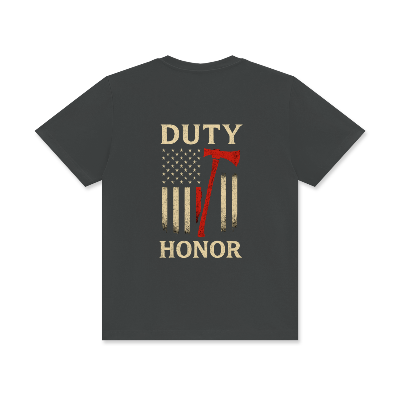 'Thin red line' Unisex Classic Crew Neck Cotton T-Shirt