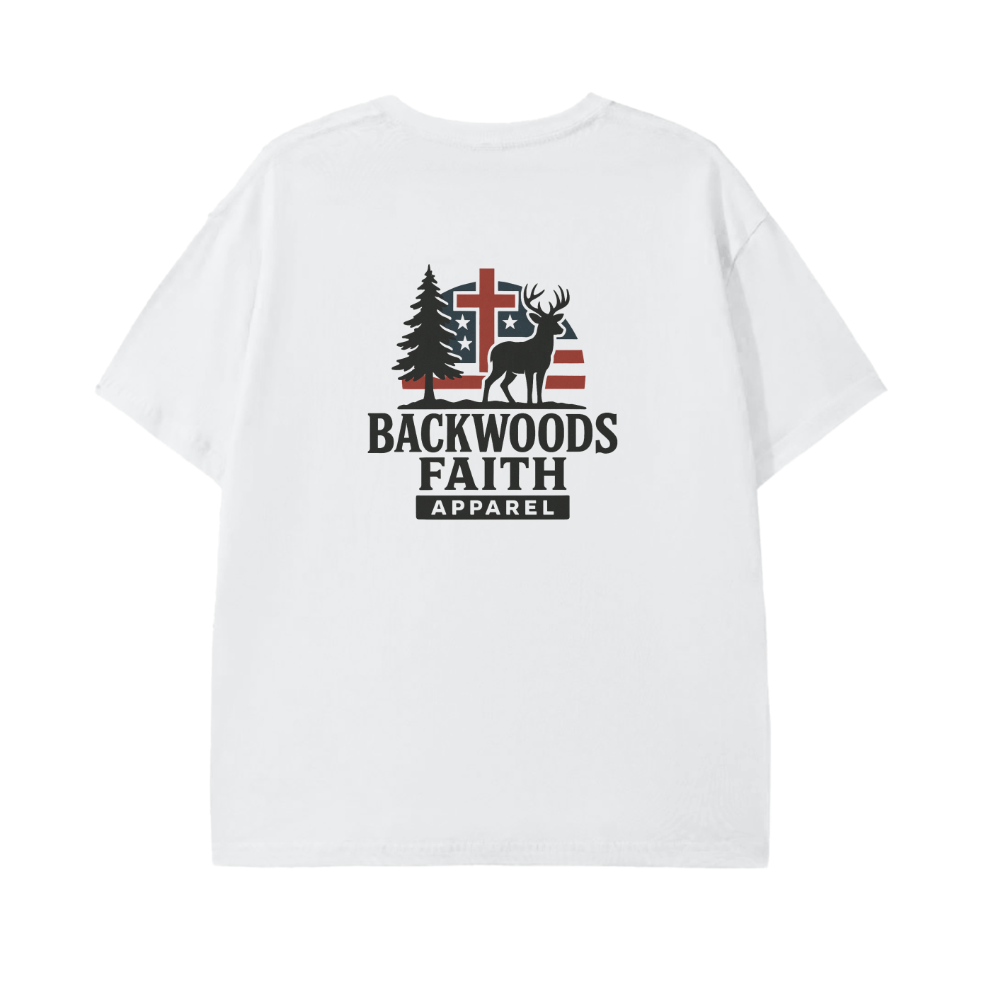 'Backwoods faith logo' Unisex Classic T-Shirt - 180 GSM