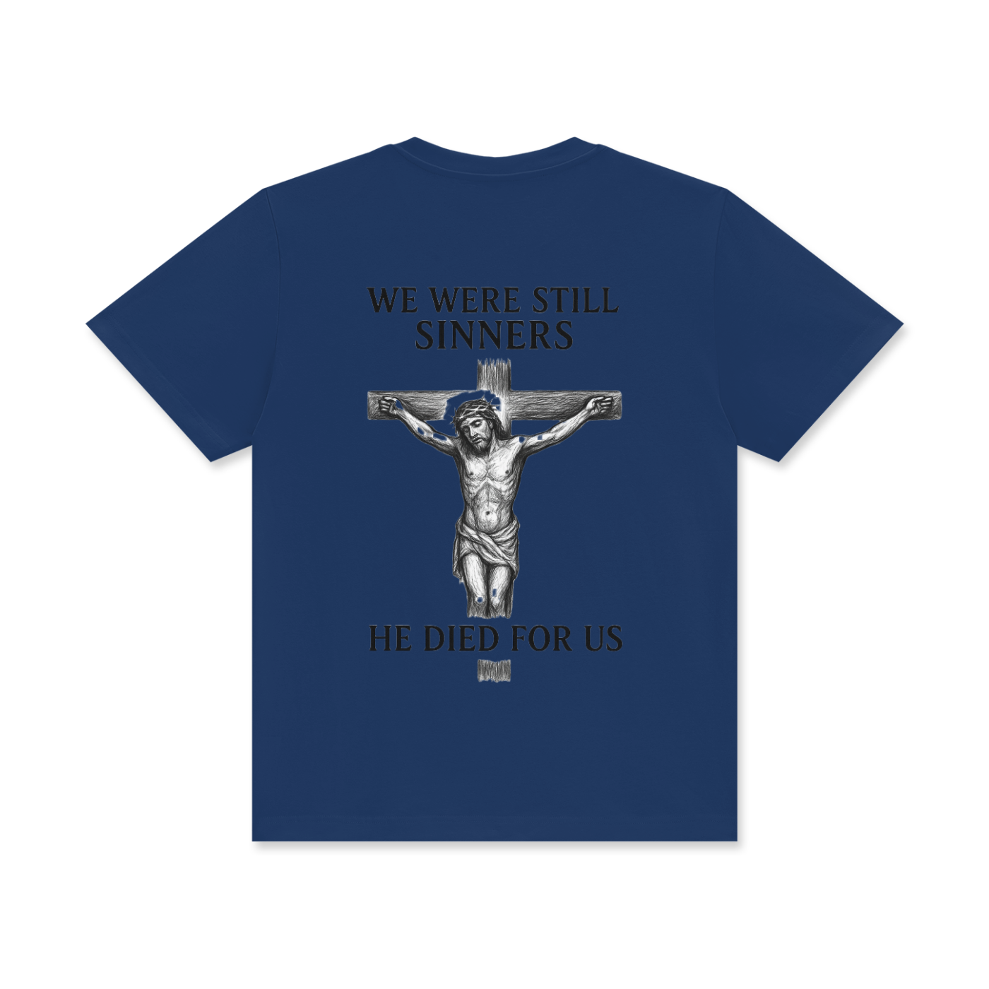'We were still sinners' Unisex Classic Crew Neck Cotton T-Shirt