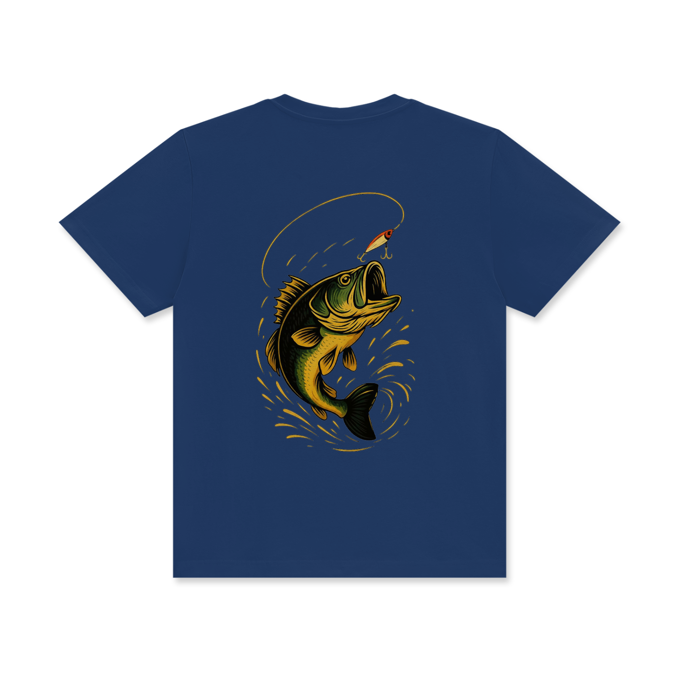 'Fishing' Unisex Classic Crew Neck Cotton T-Shirt