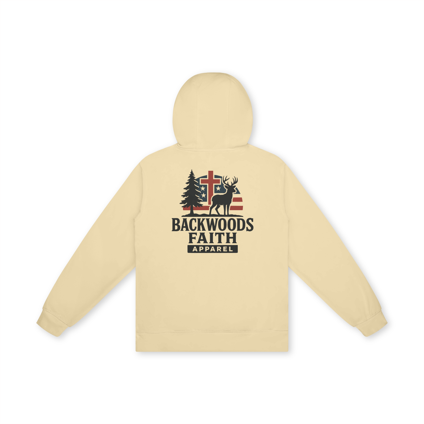 'Backwoods Faith Logo' Unisex Basic 100% Cotton Hoodie