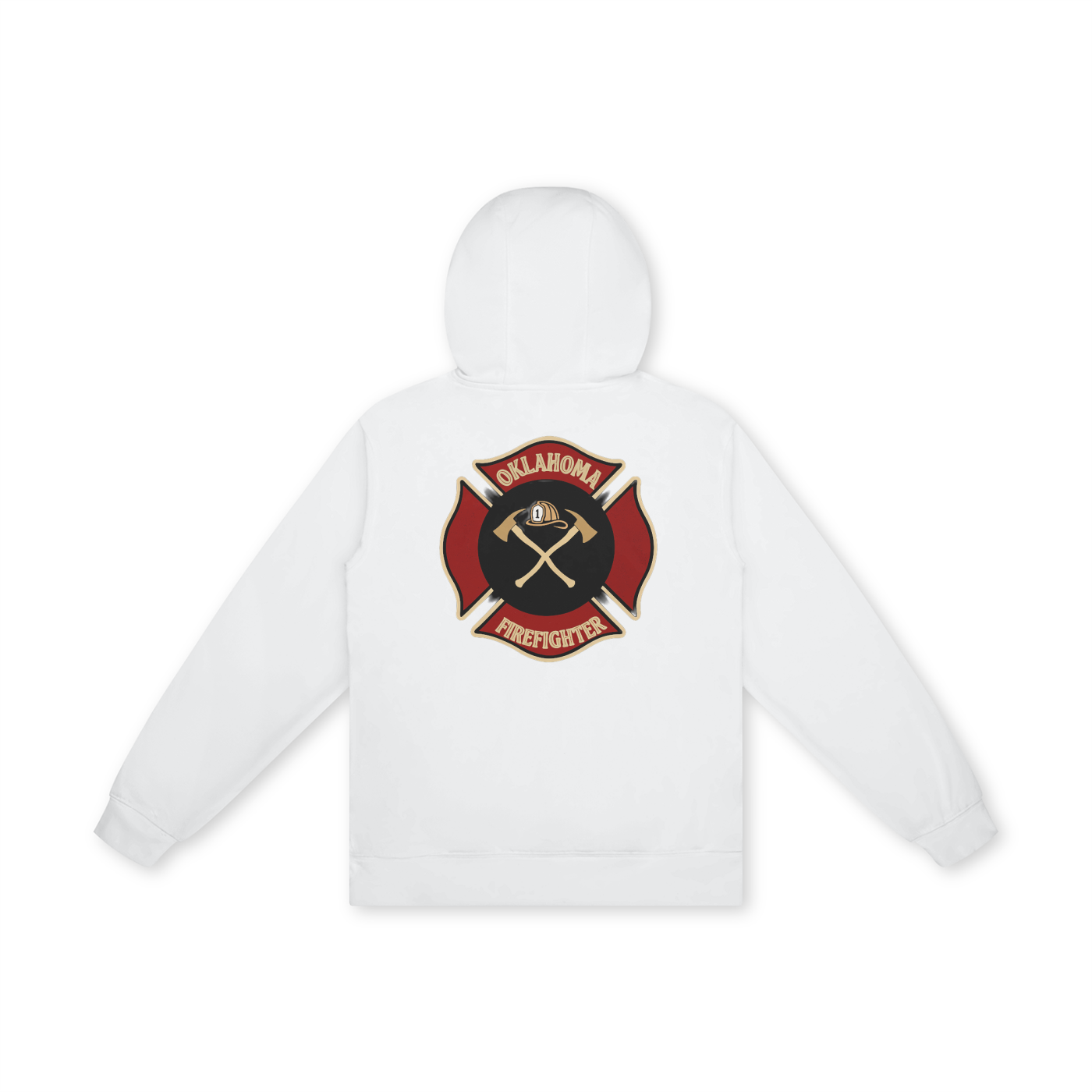 'Oklahoma Firefighter' Unisex Basic 100% Cotton Hoodie