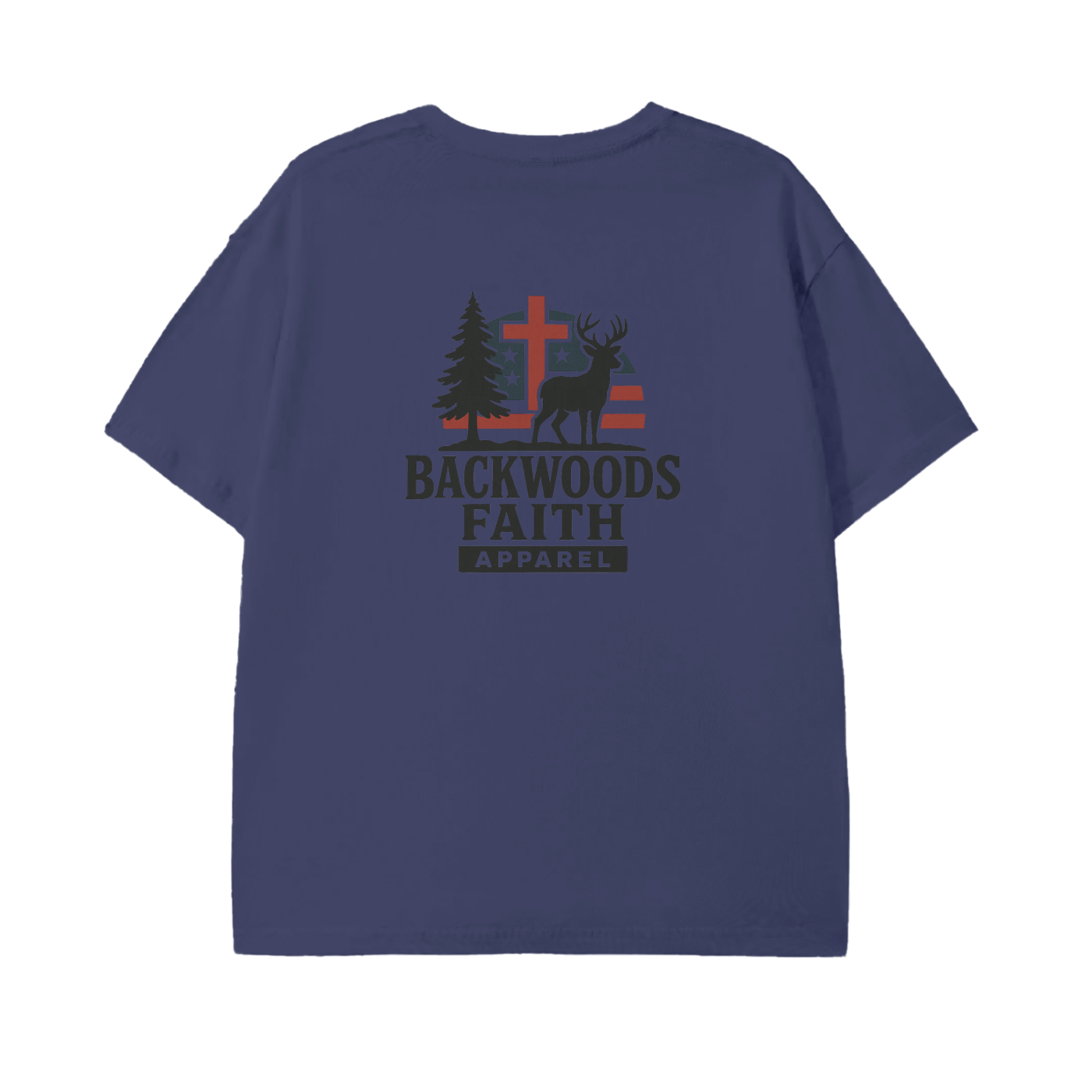 'Backwoods faith logo' Unisex Classic T-Shirt - 180 GSM