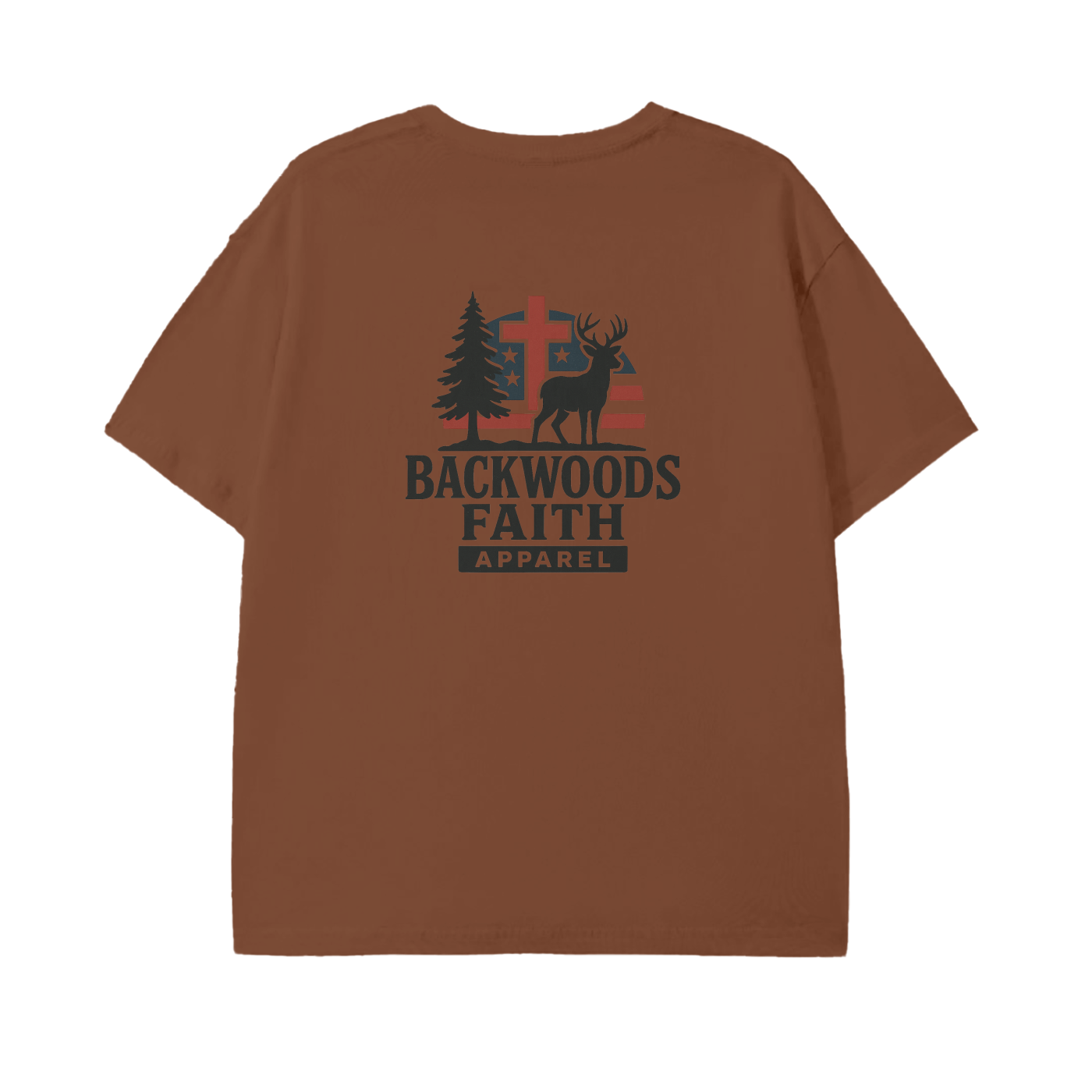 'Backwoods faith logo' Unisex Classic T-Shirt - 180 GSM