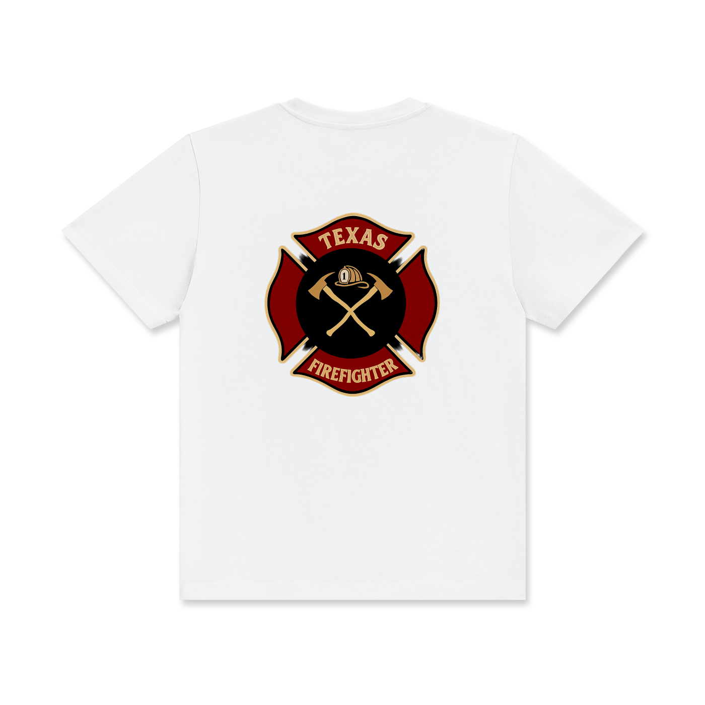 'Texas Firefighter' Unisex Classic Crew Neck Cotton T-Shirt