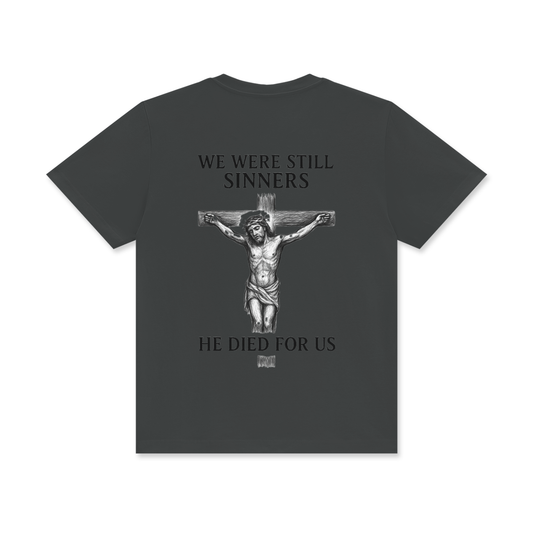 'We were still sinners' Unisex Classic Crew Neck Cotton T-Shirt