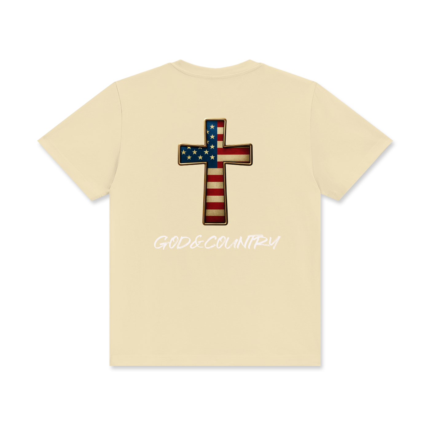 'God & Country' Unisex Classic Crew Neck Cotton T-Shirt