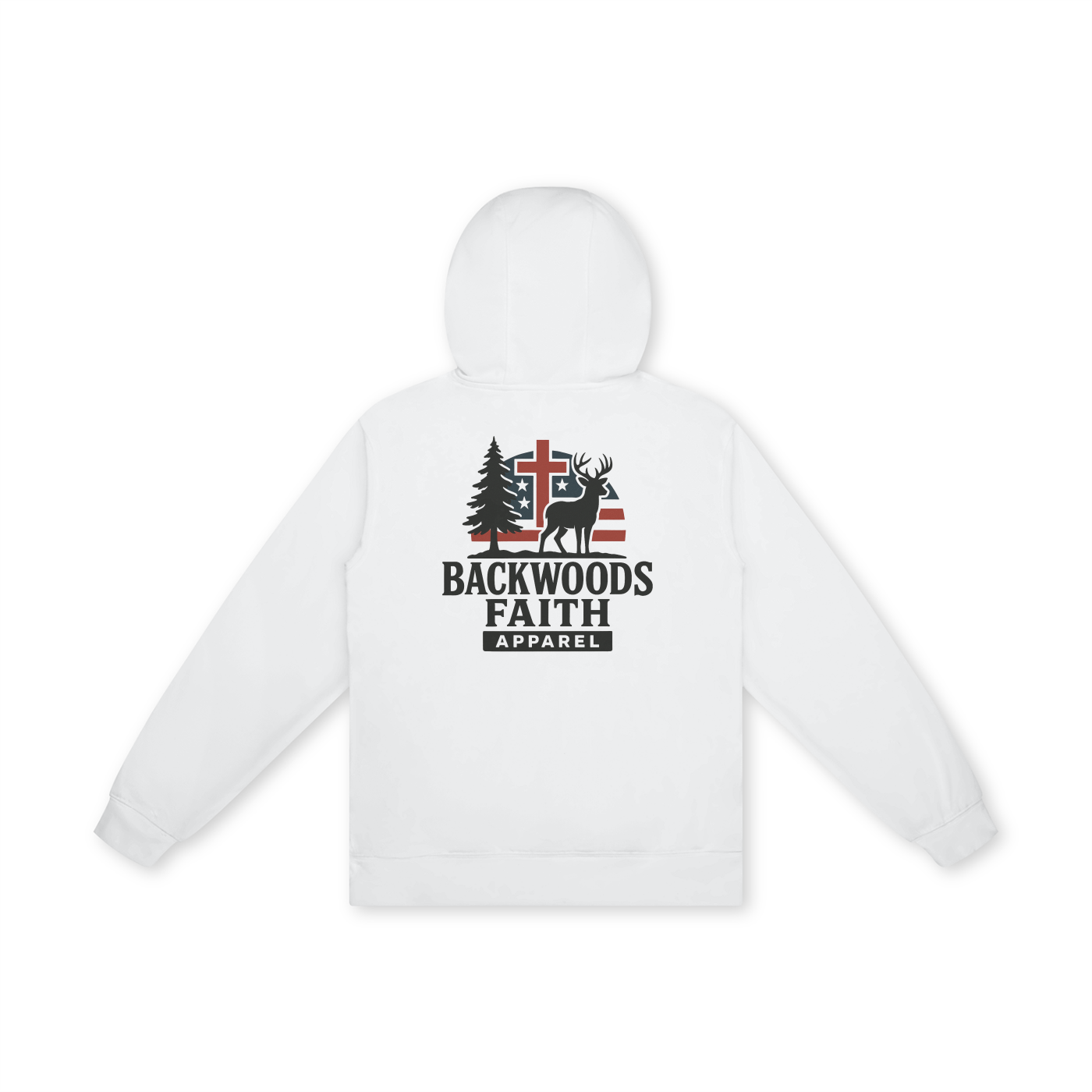 'Backwoods Faith Logo' Unisex Basic 100% Cotton Hoodie