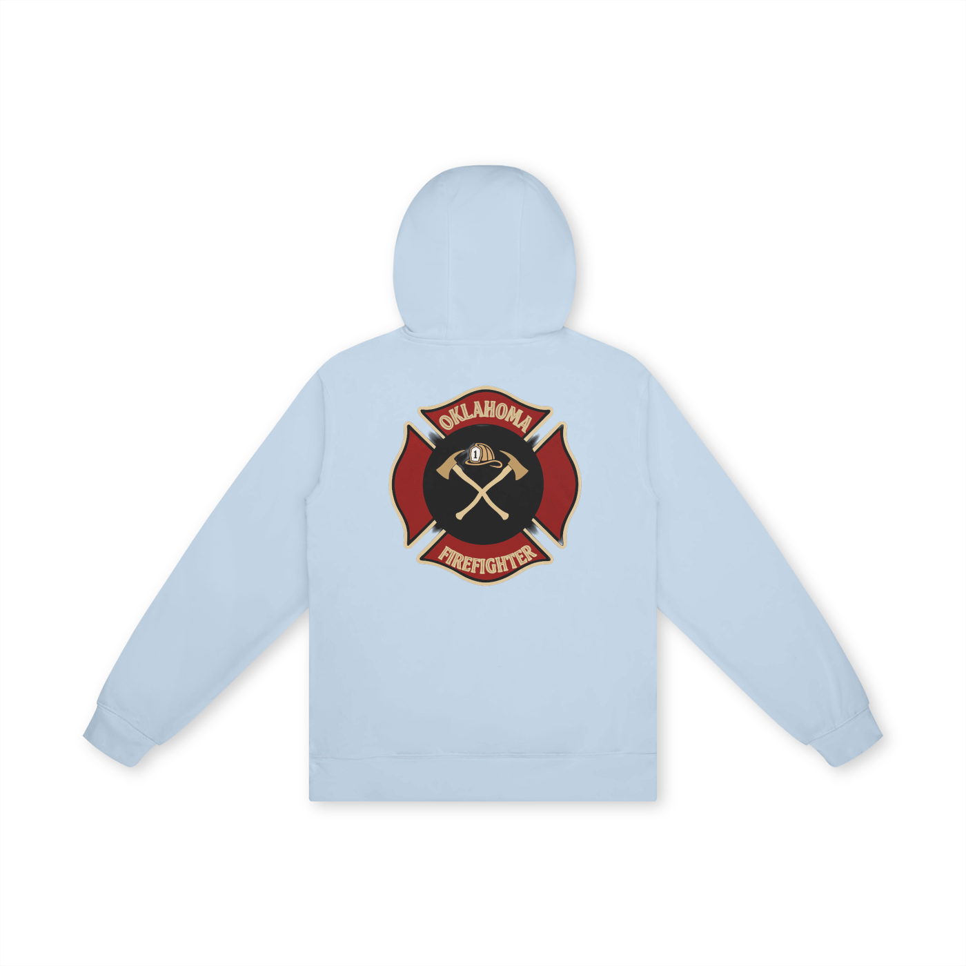 'Oklahoma Firefighter' Unisex Basic 100% Cotton Hoodie