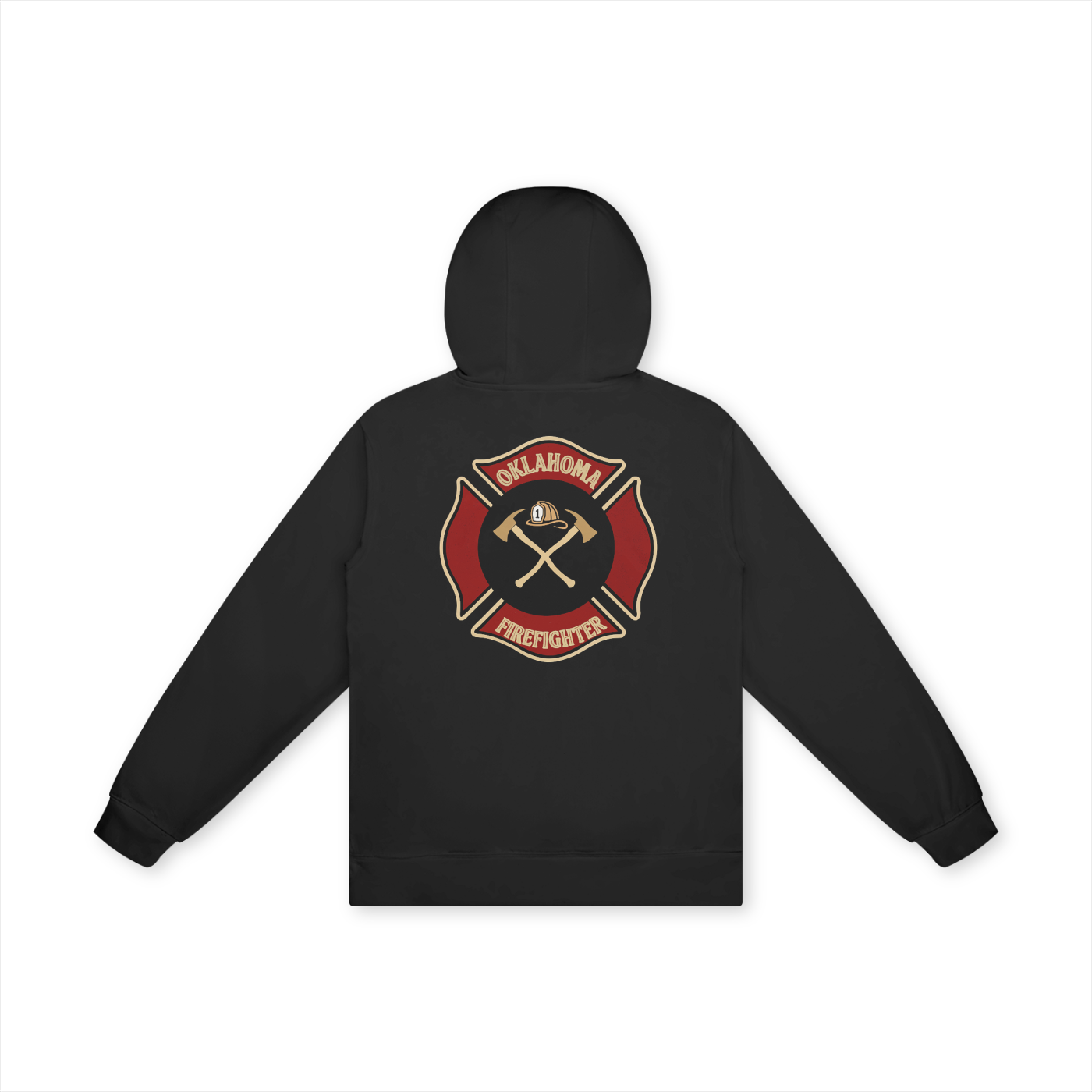 'Oklahoma Firefighter' Unisex Basic 100% Cotton Hoodie