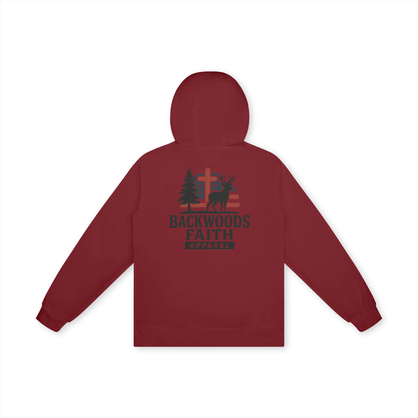 'Backwoods Faith Logo' Unisex Basic 100% Cotton Hoodie