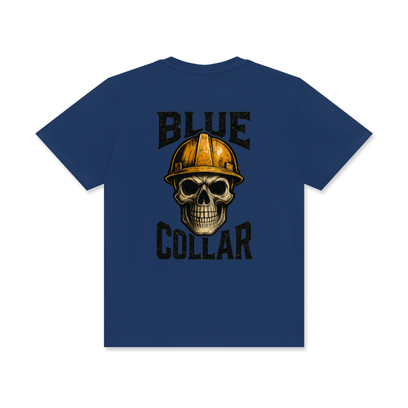'Blue Collar' Unisex Classic Crew Neck Cotton T-Shirt