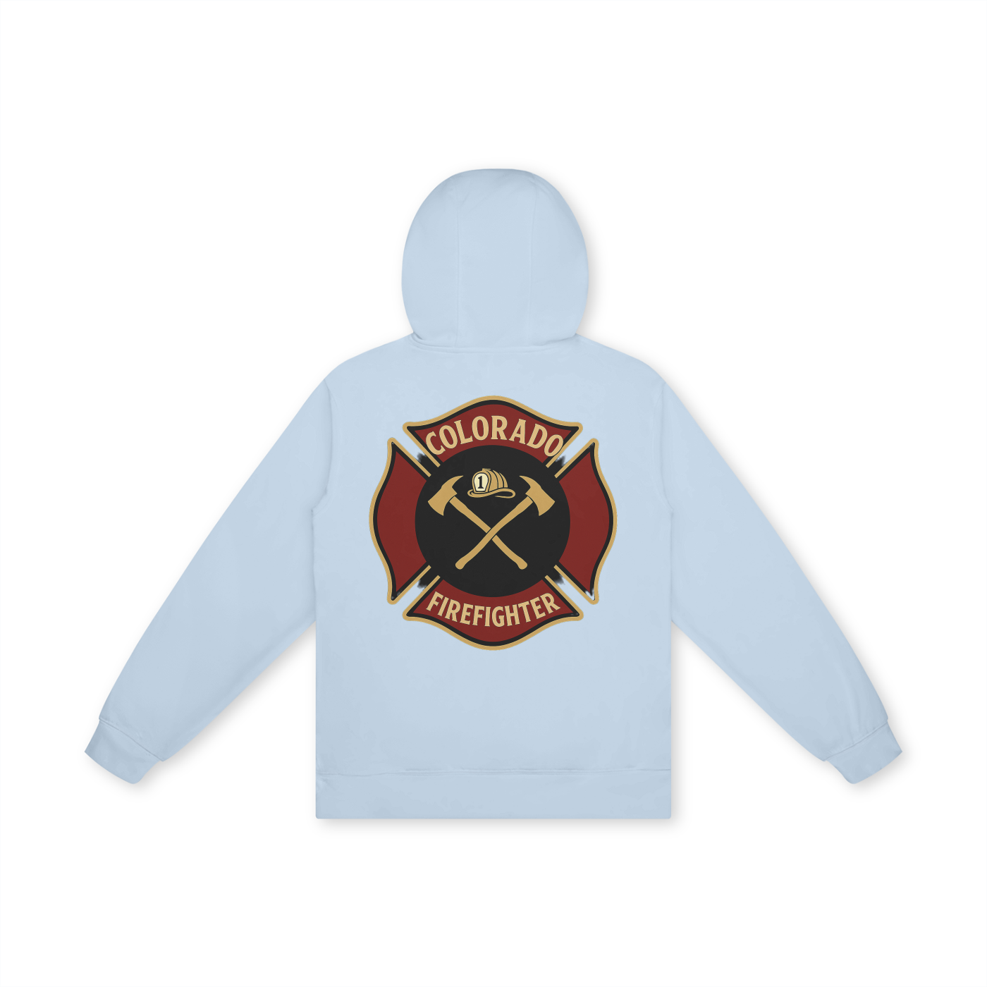 'Colorado Firefighter' Unisex Basic 100% Cotton Hoodie