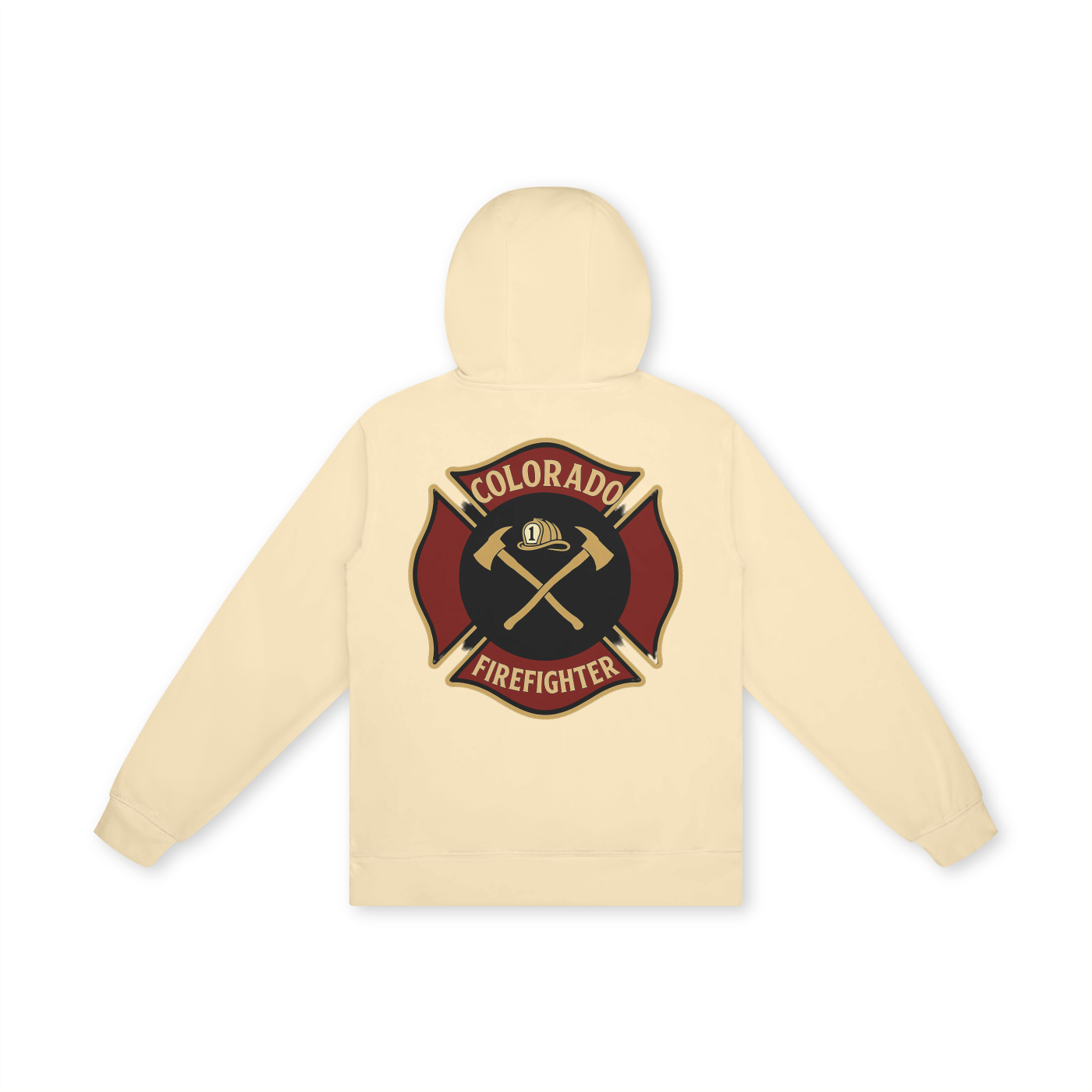 'Colorado Firefighter' Unisex Basic 100% Cotton Hoodie