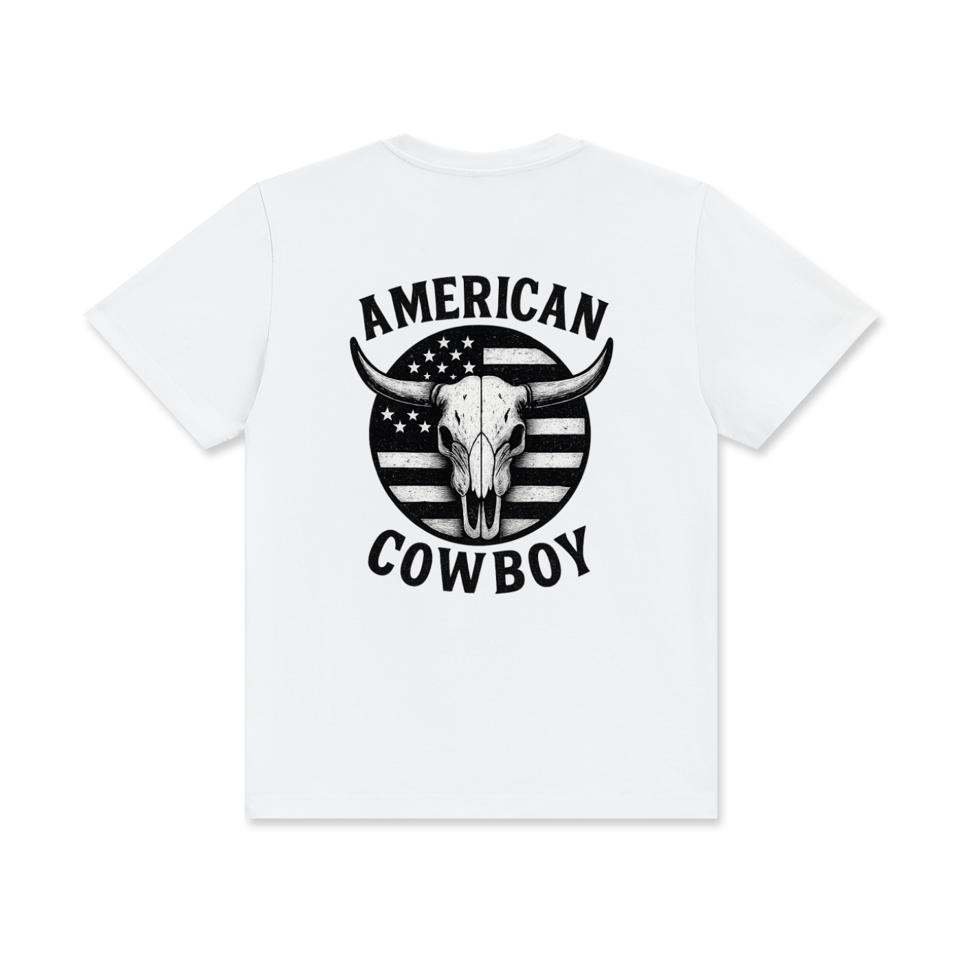 'American Cowboy' Unisex Classic Crew Neck Cotton T-Shirt