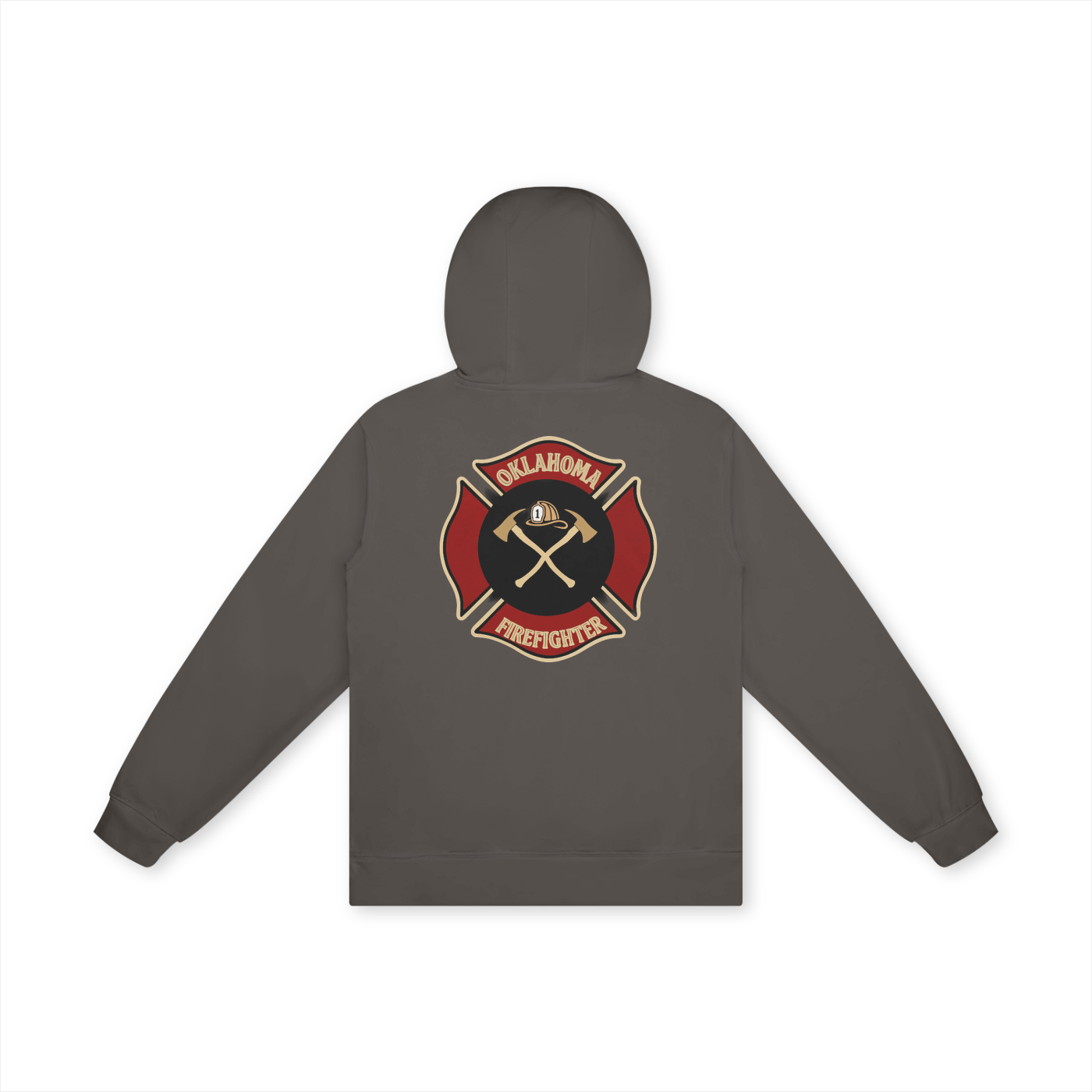 'Oklahoma Firefighter' Unisex Basic 100% Cotton Hoodie