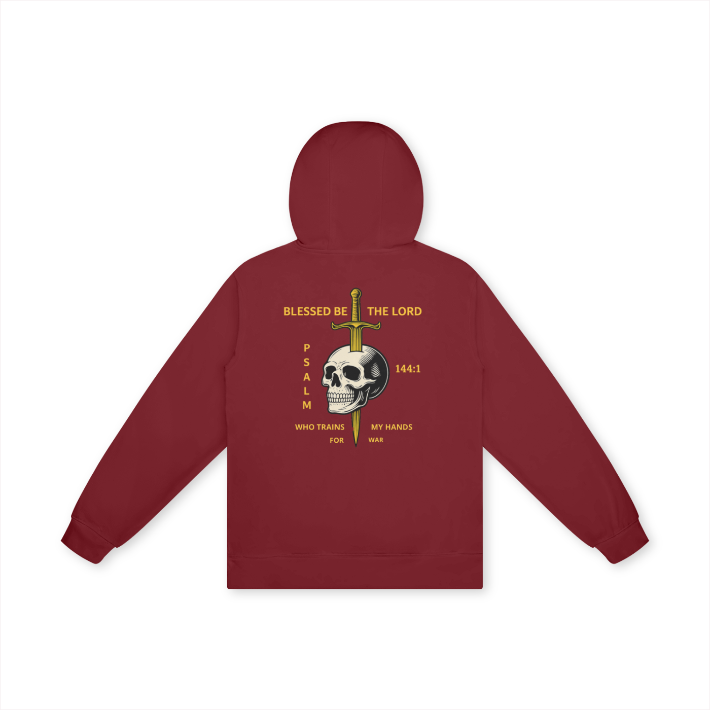 'Psalm 144:1' Unisex Basic 100% Cotton Hoodie