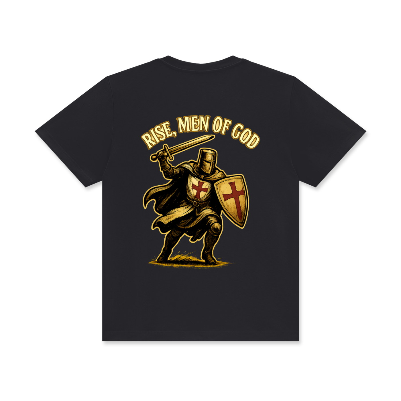 'Rise' Unisex Classic Crew Neck Cotton T-Shirt