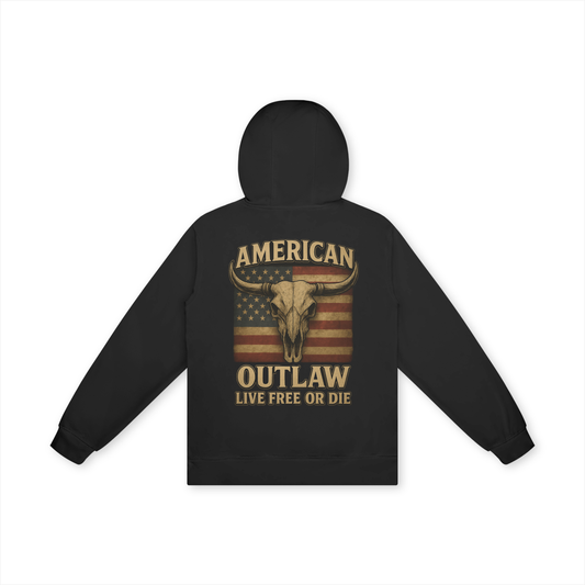 'American Outlaw' Unisex Basic 100% Cotton Hoodie