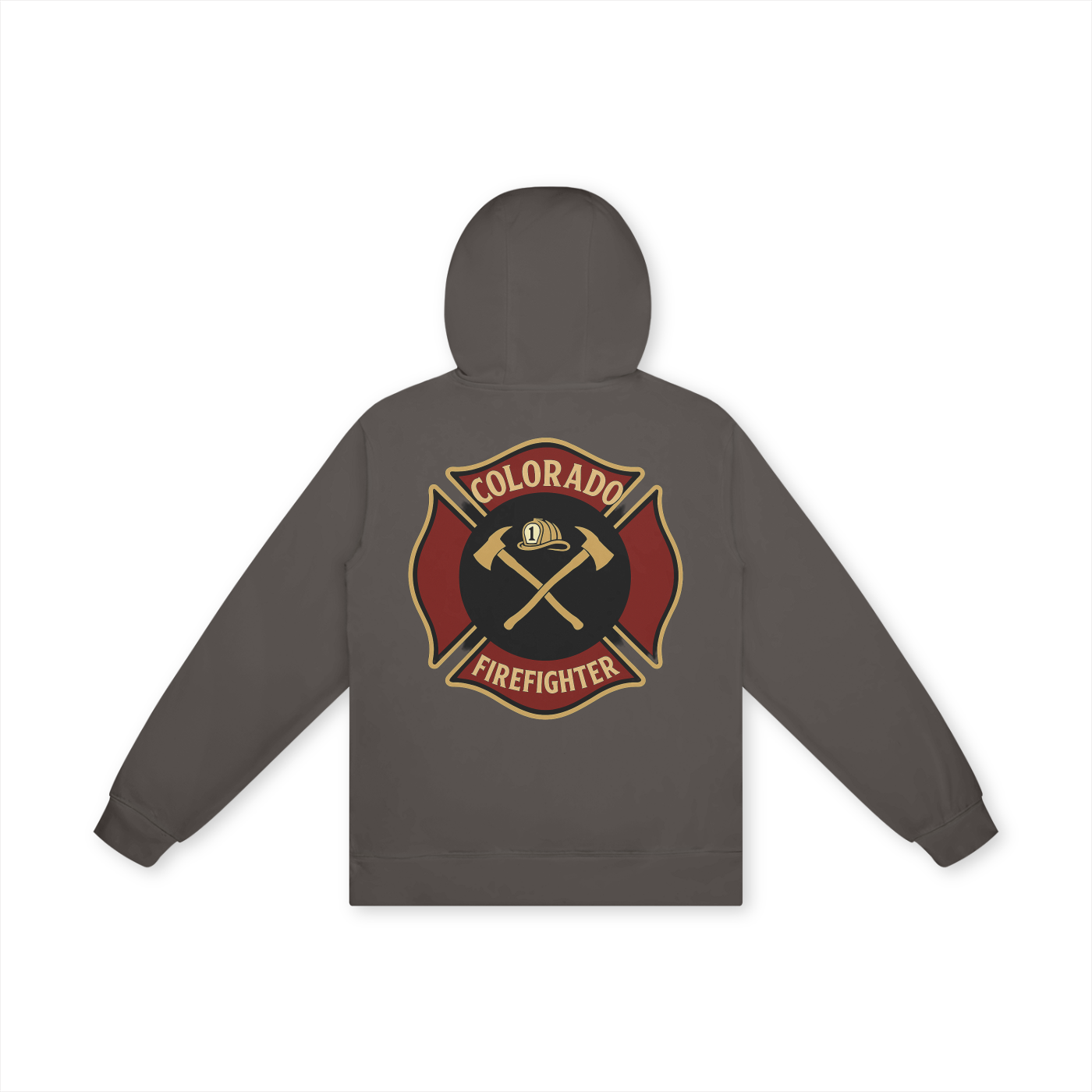'Colorado Firefighter' Unisex Basic 100% Cotton Hoodie