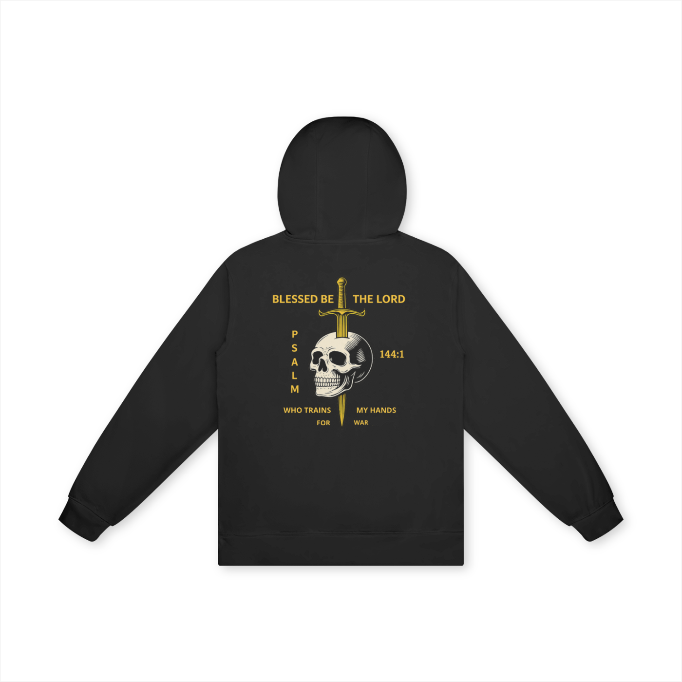 'Psalm 144:1' Unisex Basic 100% Cotton Hoodie