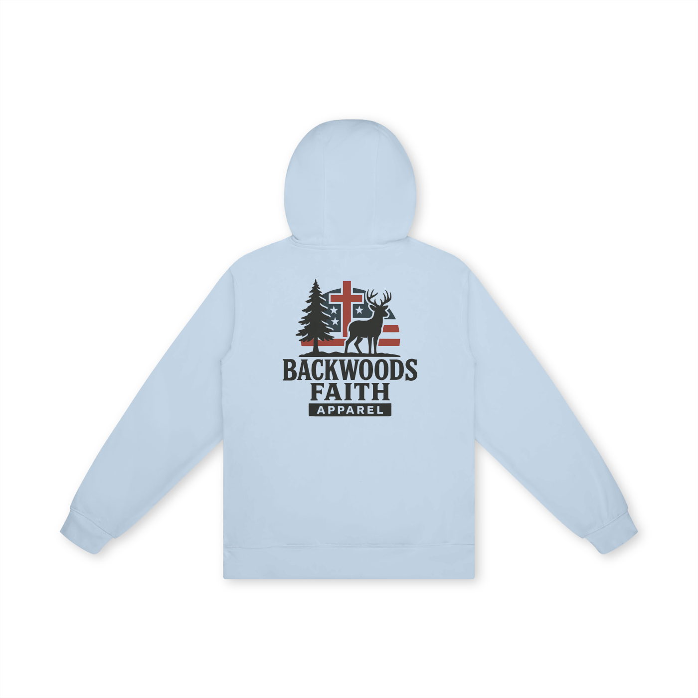 'Backwoods Faith Logo' Unisex Basic 100% Cotton Hoodie