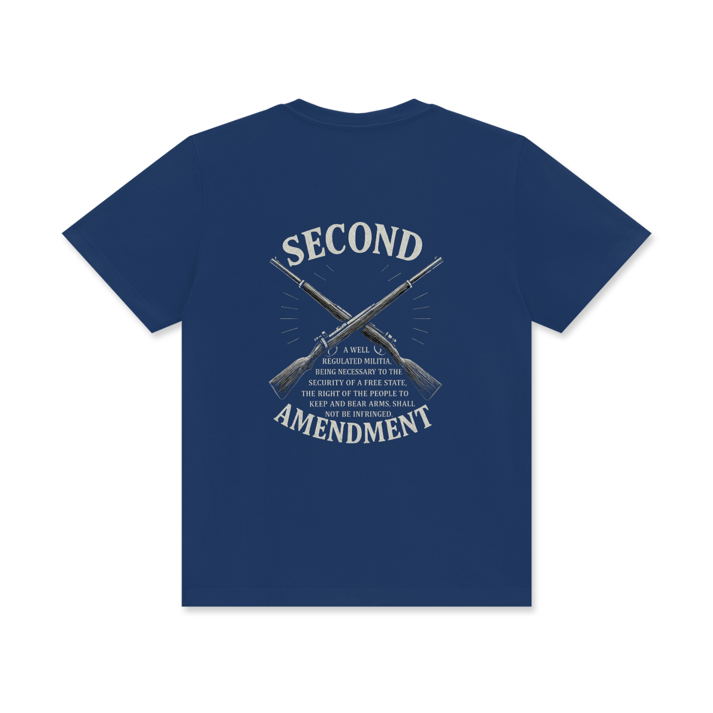 'Second Amendment' Unisex Classic Crew Neck Cotton T-Shirt