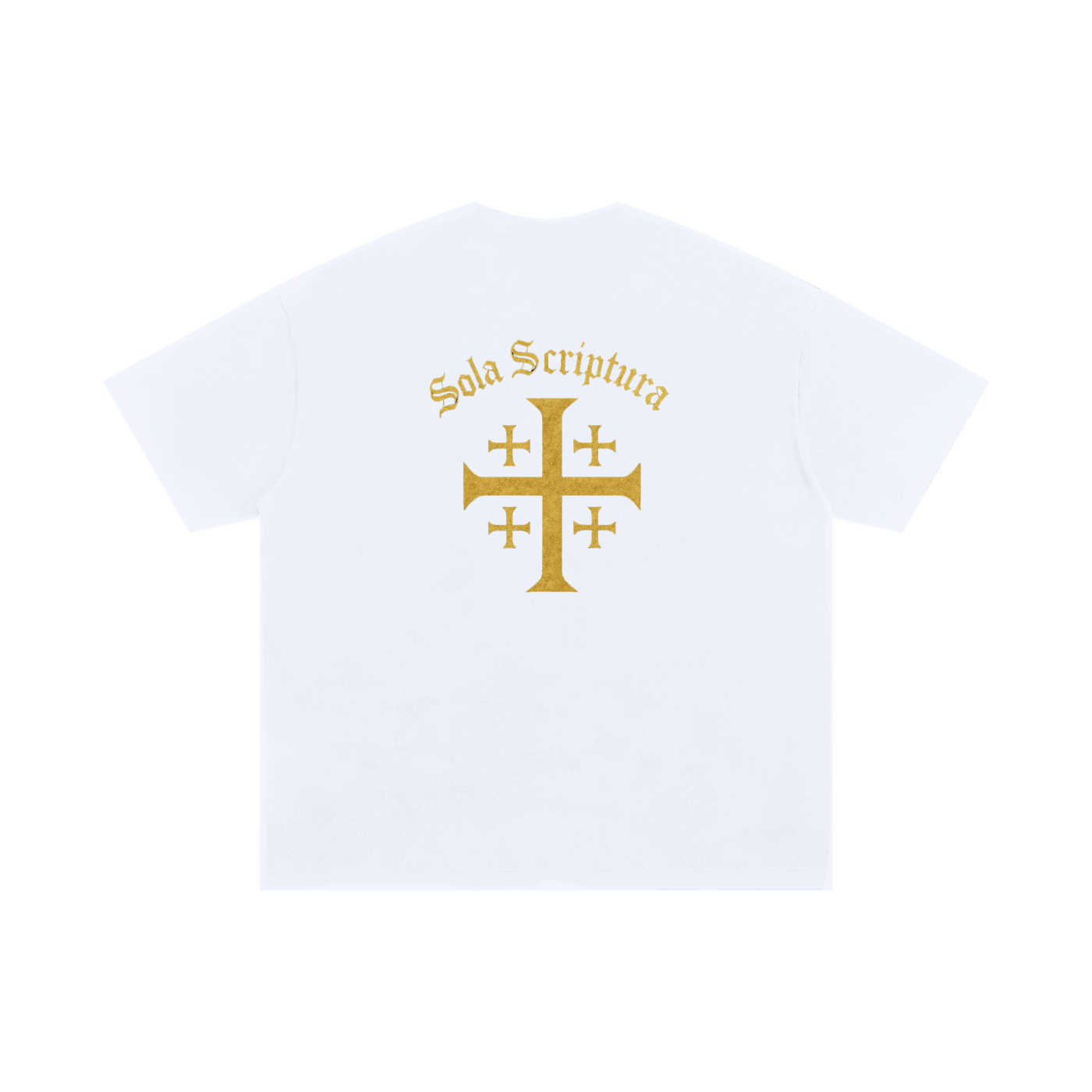 'Sola Scriptura' Oversized Gym T-shirt