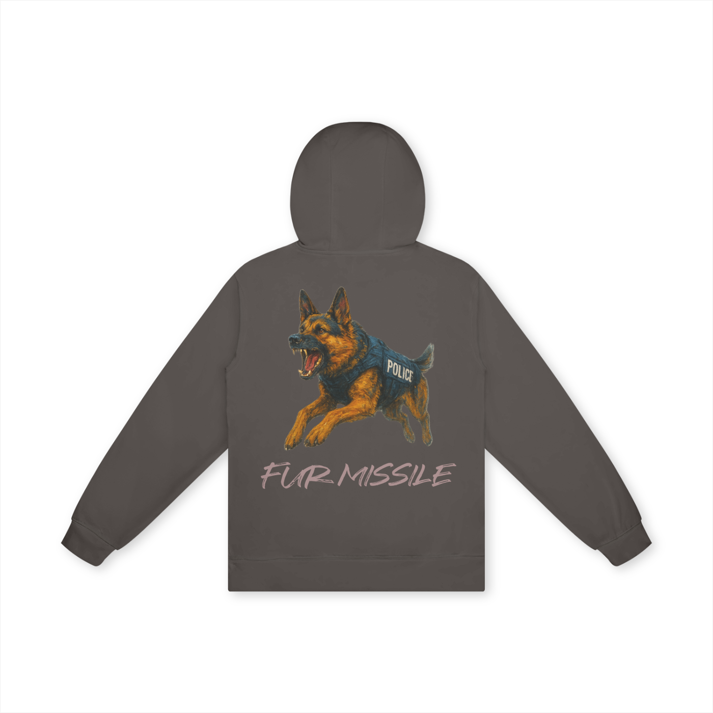 'Fur Missile' Unisex Basic 100% Cotton Hoodie