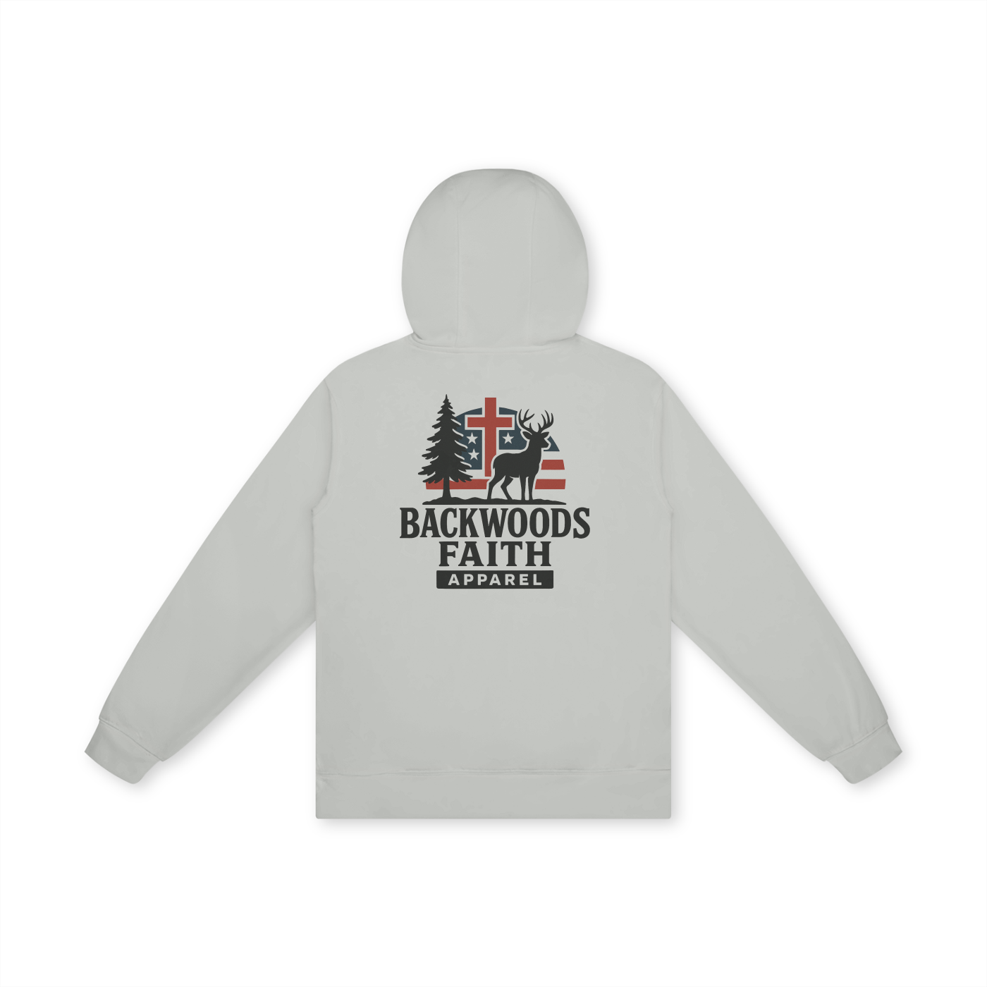 'Backwoods Faith Logo' Unisex Basic 100% Cotton Hoodie