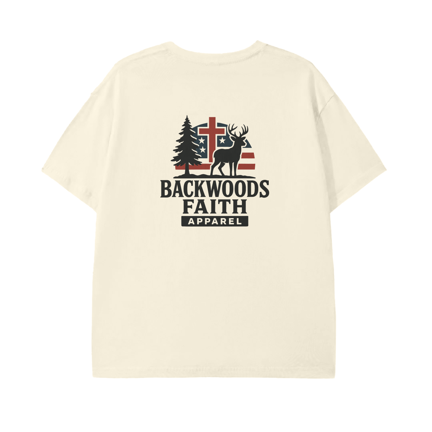 'Backwoods faith logo' Unisex Classic T-Shirt - 180 GSM